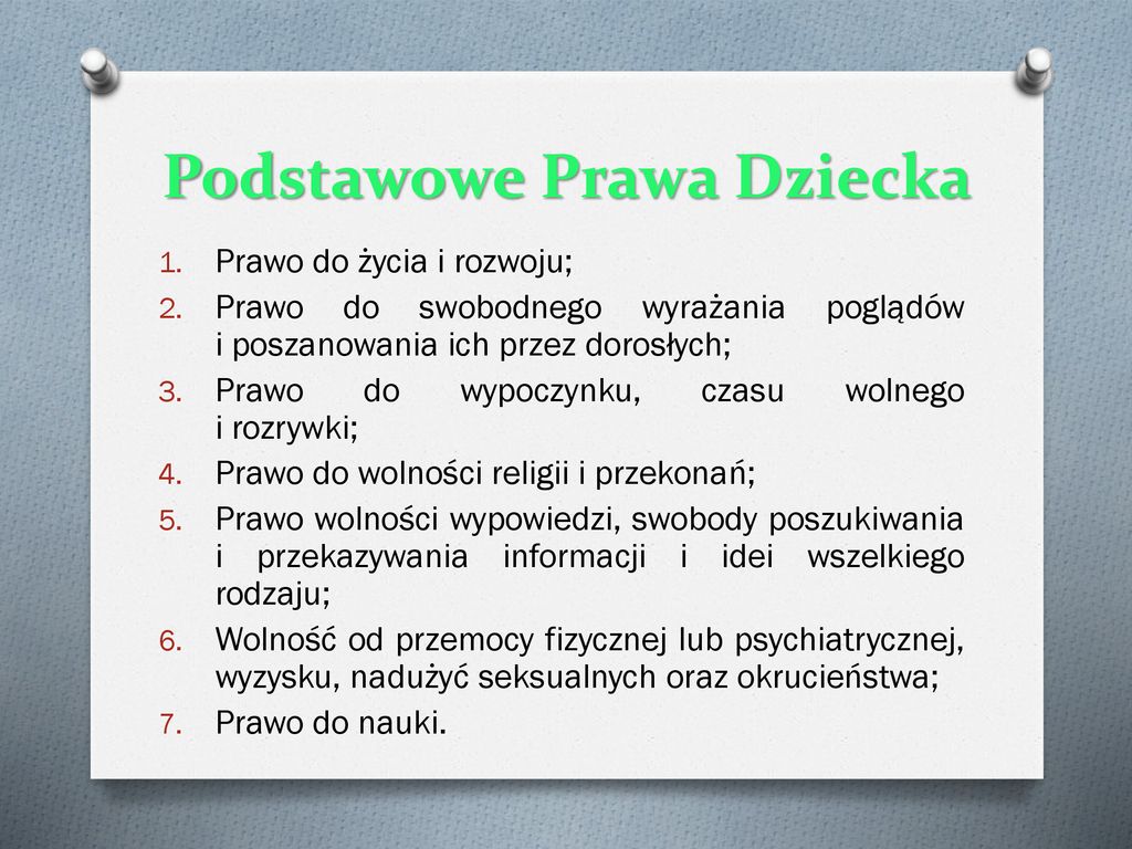 Prawa Dziecka I Ucznia Ppt Pobierz